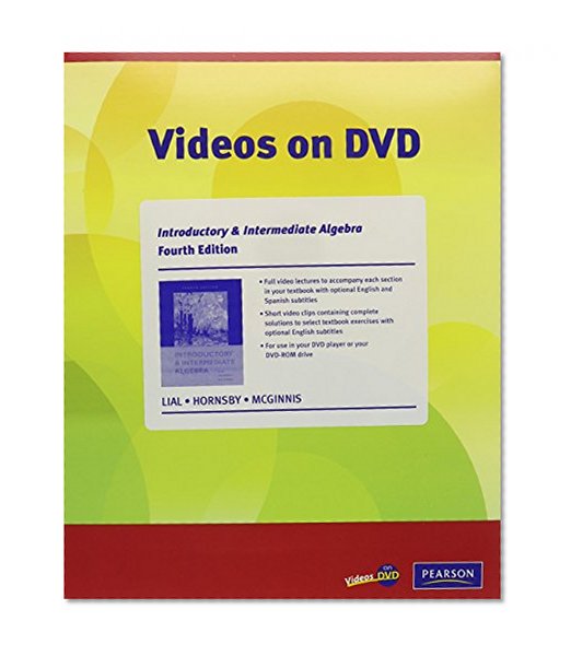 Videos on DVD for Introductory and Intermediate Algebra
