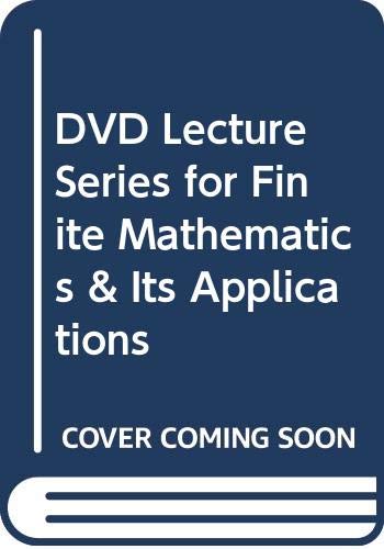 DVD Lecture Series for Finite Mathematics & Its Applications