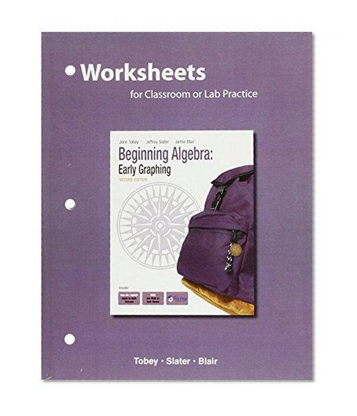 Worksheets for Beginning Algebra: Early Graphing