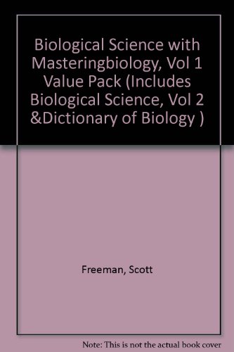 Biological Science with MasteringBiology, Vol 1 Value Pack (includes Biological Science, Vol 2  & Dictionary of Biology ) (3rd Edition)