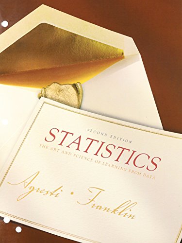 Statistics: The Art &Science of Learning From Data, Books a la Carte Edition (2nd Edition)