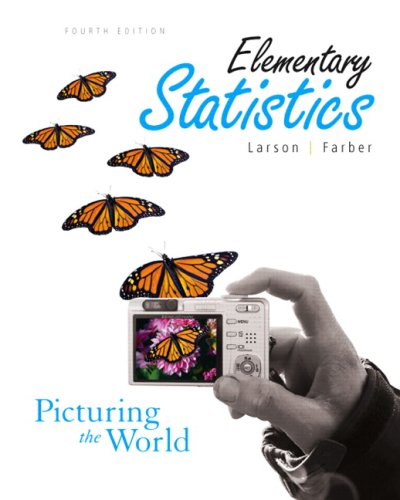 Elementary Statistics: Picturing the World Value Pack (includes Student Solutions Manual & Technology Manual)
