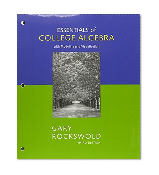 Essentials of College Algebra, a la Carte Plus (3rd Edition)