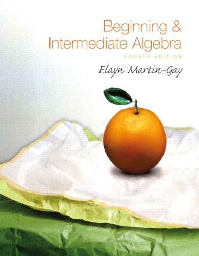 Beginning & Intermediate Algebra Value Pack (includes Math Study Skills & CD Lecture Series ) (4th Edition)