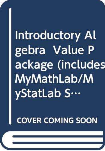 Introductory Algebra Value Package (Includes Mymathlab/Mystatlab Student Access Kit)