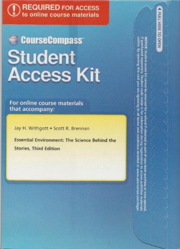 CourseCompass Student Access Kit for Essential Environment: The Science behind the Stories