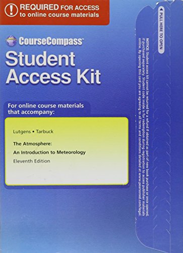 CourseCompass Student Access Kit for The Atmosphere: An Introduction to Meteorology
