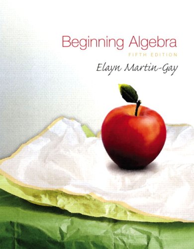Beginning Algebra Value Pack (includes MathXL 12-month Student Access Kit  & CD Lecture Series ) (5th Edition)