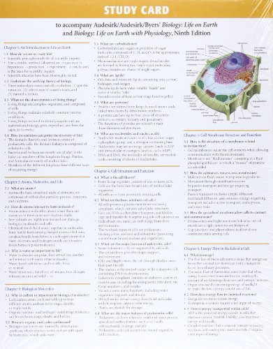 Study Card for Biology: Life on Earth with Physiology