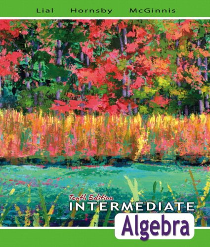 Intermediate Algebra (SVE) Value Pack (includes Student's Solutions Manual & Video Lectures on CD with Solution Clips for Intermediate Algebra) (10th Edition)