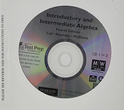 Chapter Test Prep  for Introductory and Intermediate Algebra