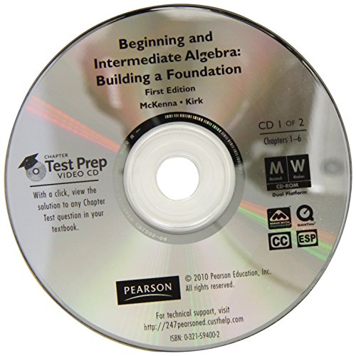 Chapter Test Prep  for Beginning and Intermediate Algebra: Building a Foundation