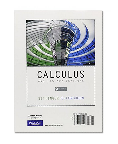 Calculus and Its Applications, Books a la Carte Edition (9th Edition)
