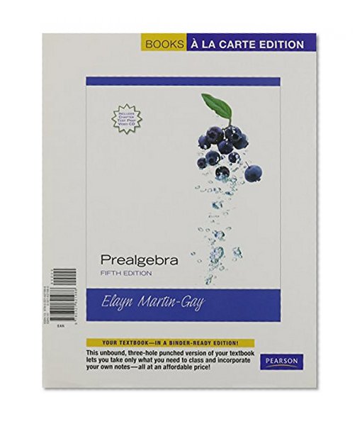 Prealgebra, Books a la Carte Edition (5th Edition)