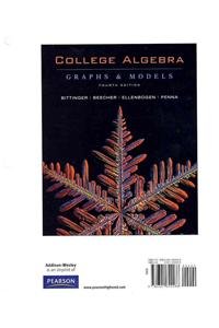 College Algebra: Graphs and Models, a La Carte plus MyMathLab (4th Edition)
