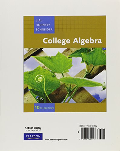 College Algebra, a La Carte Plus MyMathLab (10th Edition)