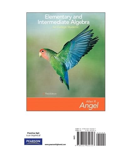 Elementary and Intermediate Algebra for College Students, Books a la Carte Edition (3rd Edition)