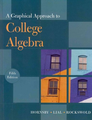 A Graphical Approach to College Algebra plus MyMathLab/MyStatLab Student Access Code Card (5th Edition)