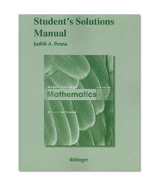 Student Solutions Manual for Basic College Mathematics