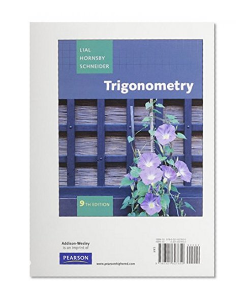Trigonometry, Books a la Carte Edition (9th Edition)