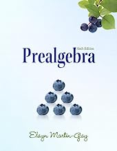 Book Cover Prealgebra (6th Edition) (The Martin-Gay Paperback Series)