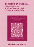 Technology Manual: Using Spreadsheets, Graphing Calculators, and a Geometry Drawing Utility for A Problem Solving Approach to Mathematics for Elementary School Teachers