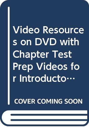 Video Resources on DVD with Chapter Test Prep Videos for Introductory Algebra