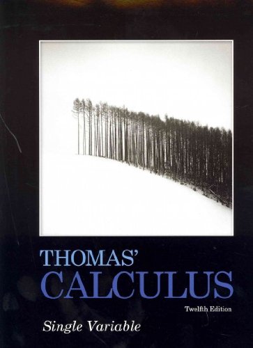 Thomas' Calculus, Single Variable Plus MyMathLab/MyStatLab Student Access Kit (12th Edition)