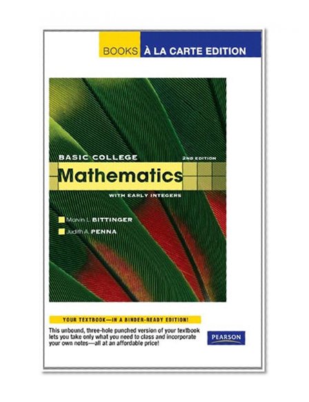 Basic College Mathematics with Early Integers, Books a la Carte Edition (2nd Edition)