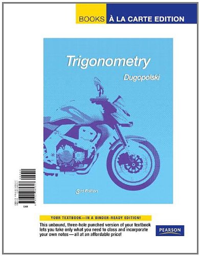 Trigonometry, Books a la Carte Edition (3rd Edition)