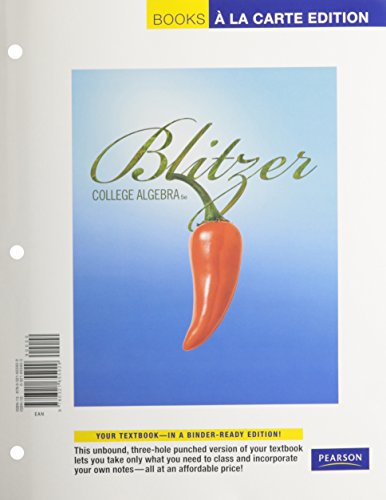 College Algebra, Books a la Carte Plus MyMathLab/MyStatLab Student Access Kit (5th Edition)