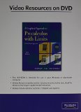 Videos on DVD-ROM with Optional Subtitles for A Graphical Approach to Precalculus with Limits: A Unit Circle Approach
