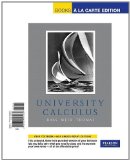 University Calculus, Books a la Carte Edition
