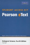 Pearson eText Student Access Code Card for Biological Science (4th Edition)