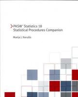 PASW Statistics 18 Statistical Procedures Companion