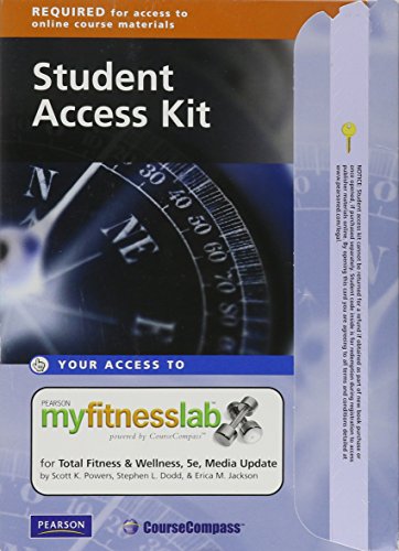 MyFitnessLab Student Access Code Card for Total Fitness & Wellness, Media Update (ValuePack ME Component) (5th Edition)