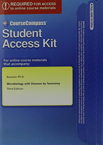 CourseCompass Student Access Kit for Microbiology with Diseases by Taxonomy (3rd Edition)