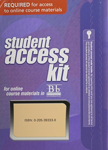 Blackboard Student Access Code Card for The Cultural Landscape: An Introduction to Human Geography