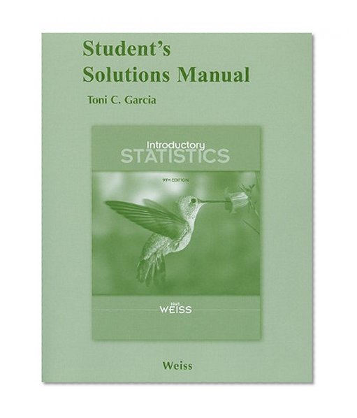 Student Solutions Manual for Introductory Statistics
