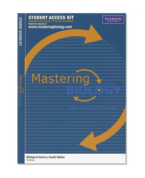 MasteringBiology without Pearson eText -- Standalone Access Card -- for Biological Science (Mastering Biology (Access Codes))