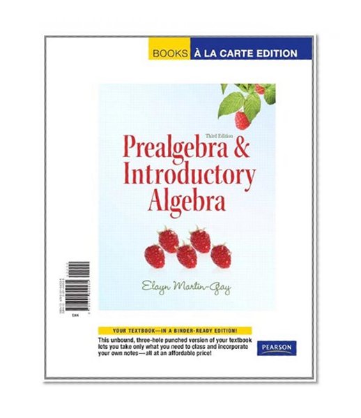 Prealgebra & Introductory Algebra, Books a la Carte Edition (3rd Edition)