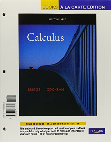 Multivariable Calculus, Books a la Carte Edition