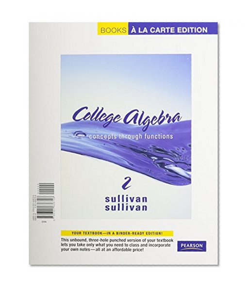 College Algebra: Concepts through Functions, A La Carte  with MML/MSL Student Access Kit (adhoc for valuepacks) (2nd Edition)