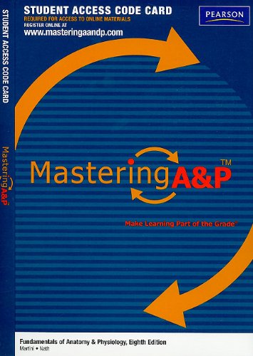 MasteringA&P -- Standalone Access Card -- for Fundamentals of Anatomy & Physiology