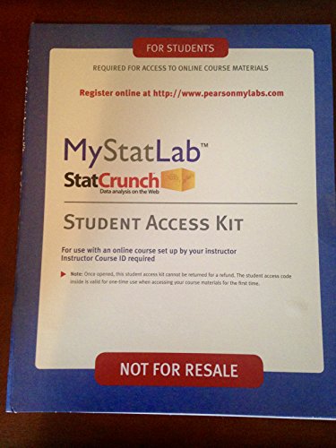 MyLab Statistics -- Valuepack Access Card