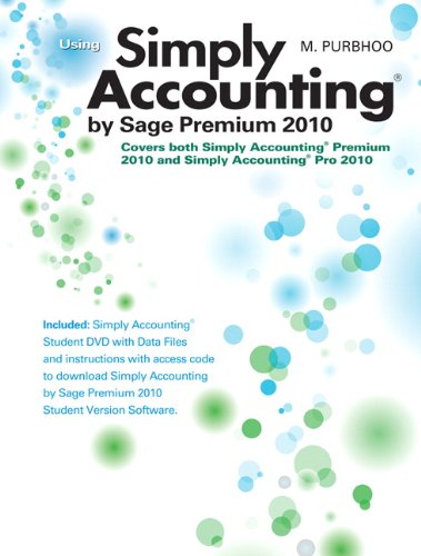 Using Simply Accounting by Sage Premium 2010