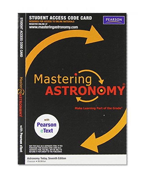 MasteringAstronomy with Pearson EText Student Access Code Card for Astronomy Today (ME Component)