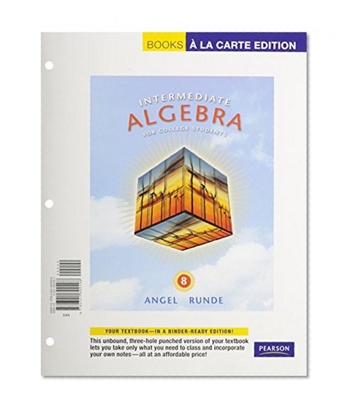 Intermediate Algebra for College Students, A La Carte with MML/MSL Student Access Kit (adhoc for valuepacks) (8th Edition)