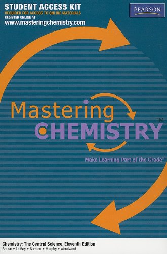 MasteringChemistryâ„¢ Student Access Kit for Chemistry: The Central Science (MasteringChemistry (Access Codes))