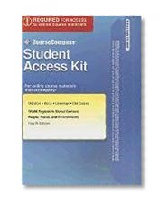 CourseCompass Student Access Code Card for World Regions in Global Context: People, Places, and Environments (4th Edition)
